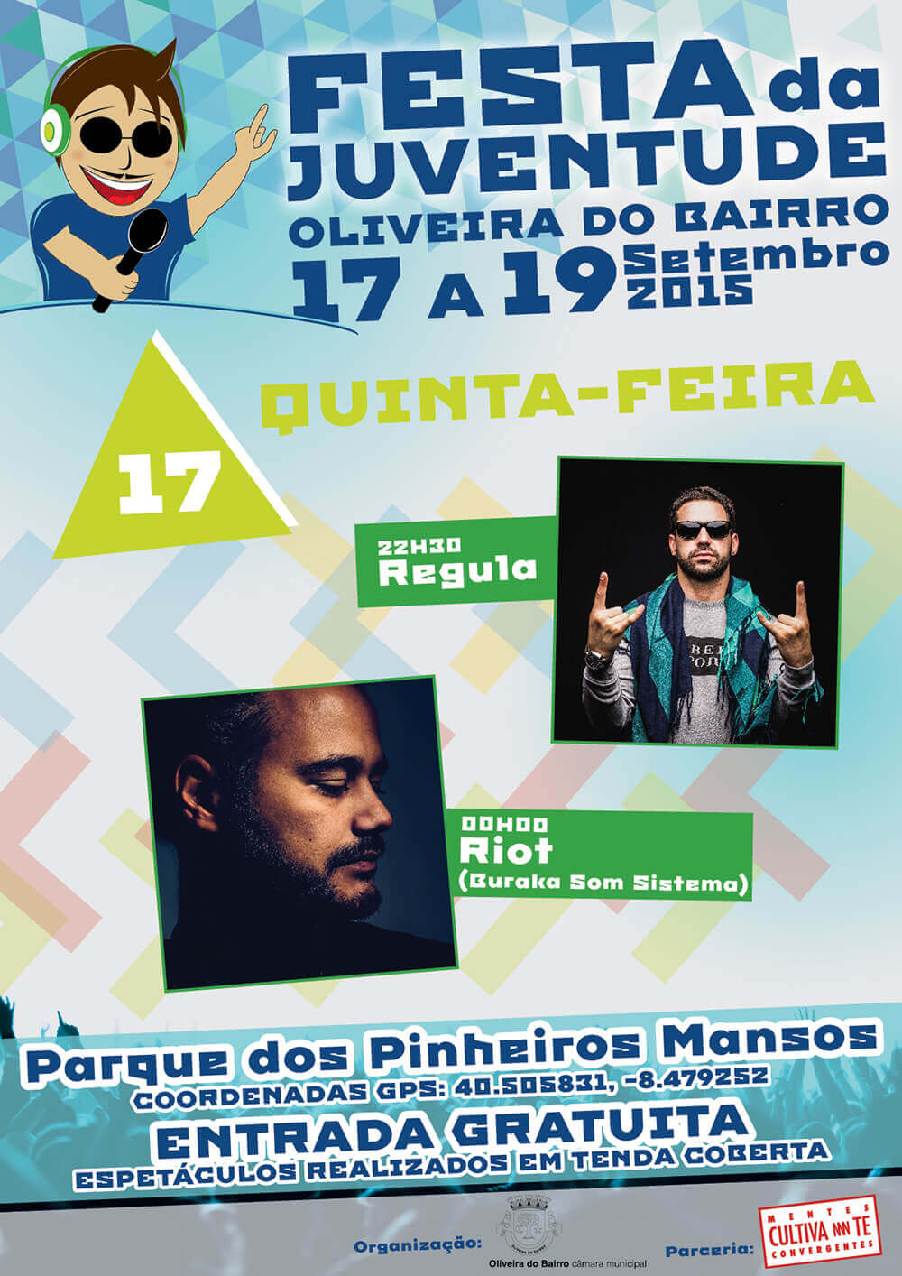 Festa da Juventude de Oliveira do Bairro - Cartaz para o dia 17 | Way2Start - Design & Digital Agency